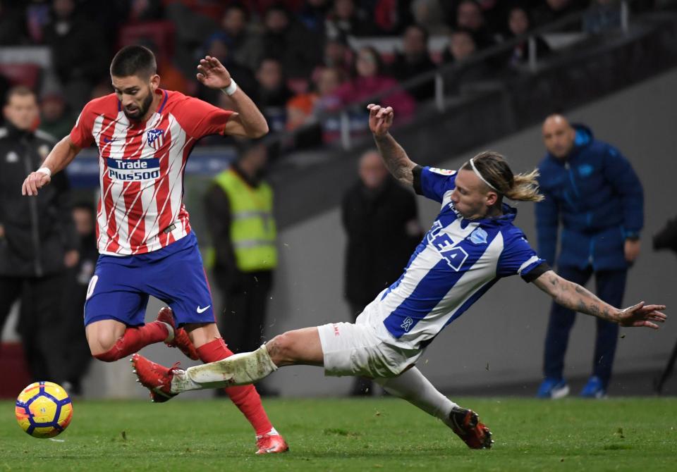  Yannick Carrasco can leave Atletico Madrid in the January transfer window