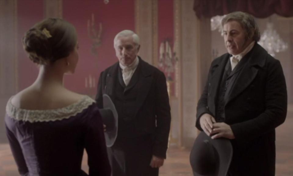  Terence, far right, recently appeared in the hit ITV drama Victoria