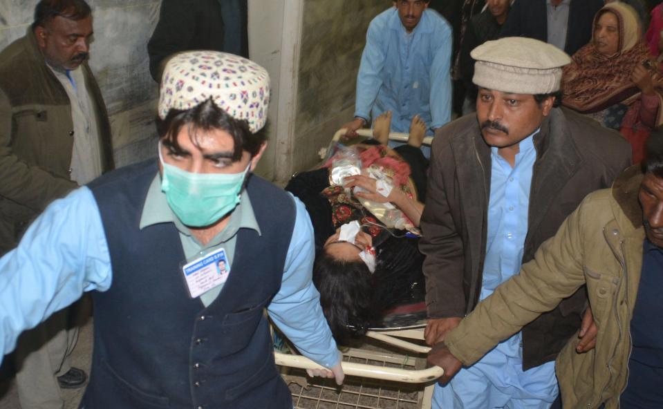  Dozens were injured in the suicide bomb and gun attack