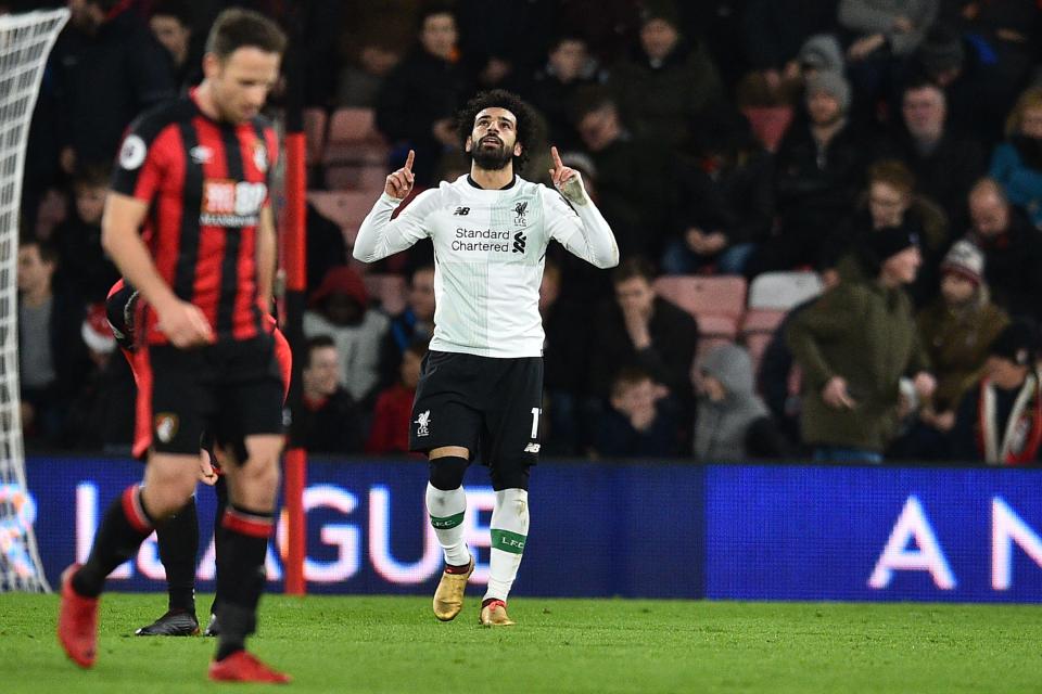  The Egyptian terrorised Bournemouth left-back Charlie Daniels all game