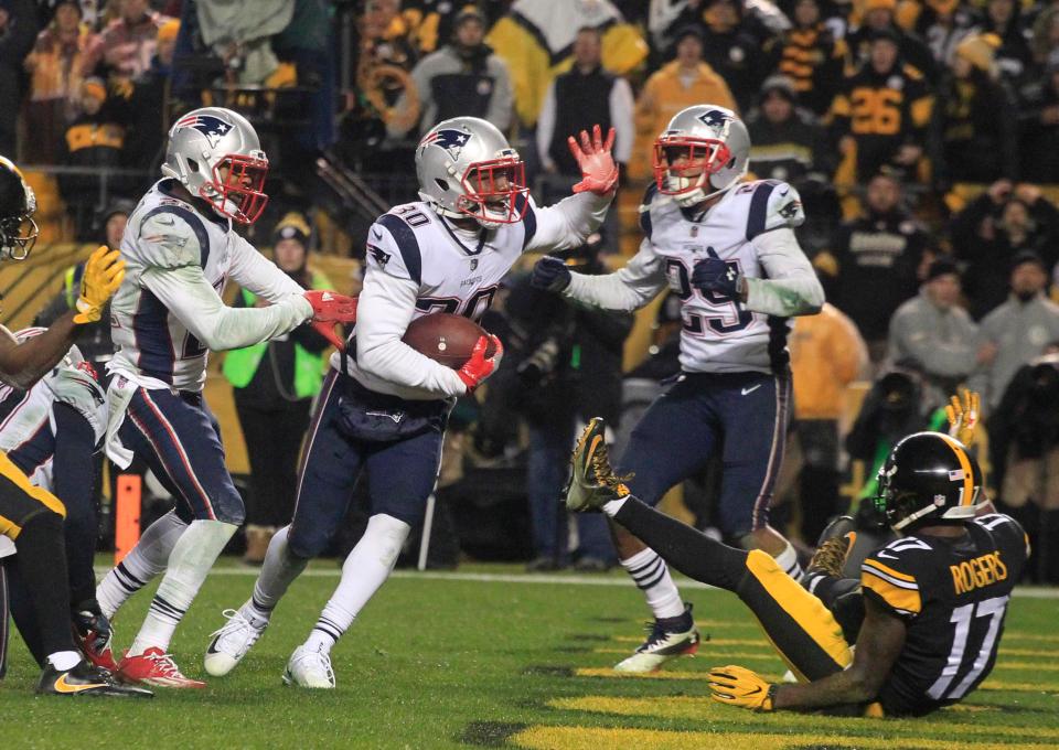  New England had to beat Pittsburgh to have any chance of being No 1 seed, and they came up with a thrilling victory