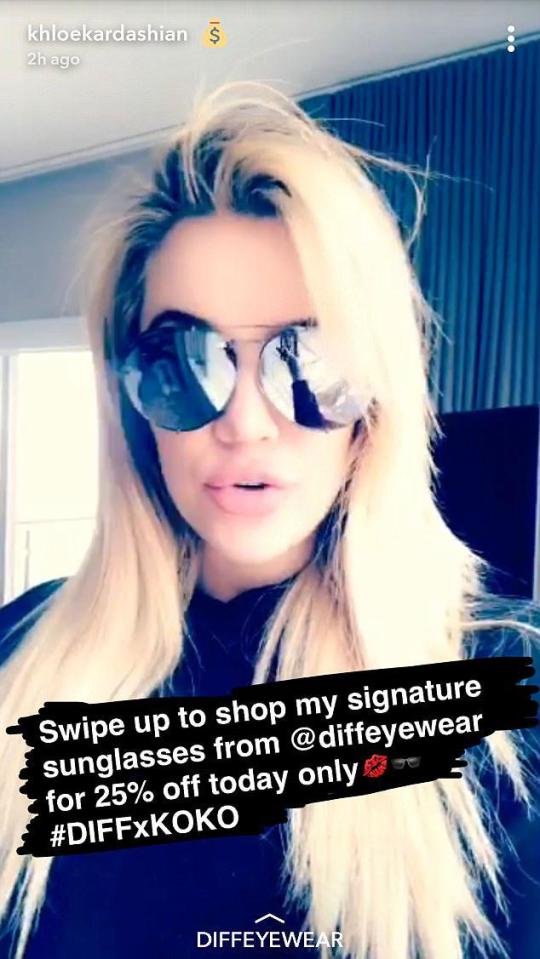  Fans thought they could see a pregnancy pillow in Khloe's sunglasses