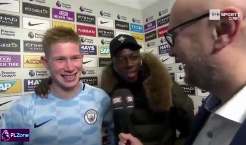  But De Bruyne managed to find a way through the interview