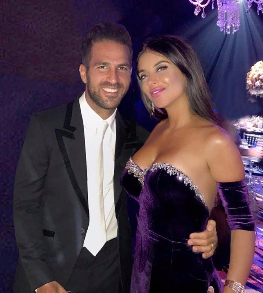  Cesc Fabregas and Daniella Semaan are one of football's most glamorous couples