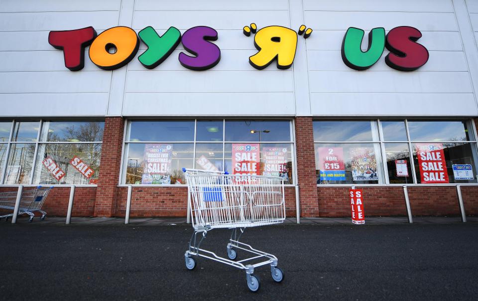  Toys R Us are on the brink of going bust