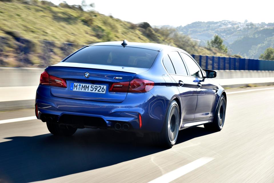  The BMW M5 does 0-62mph in 3.4 seconds