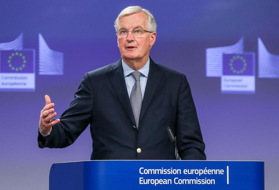  Michel Barnier wants Britain to be officially out of the bloc by January 1 2021