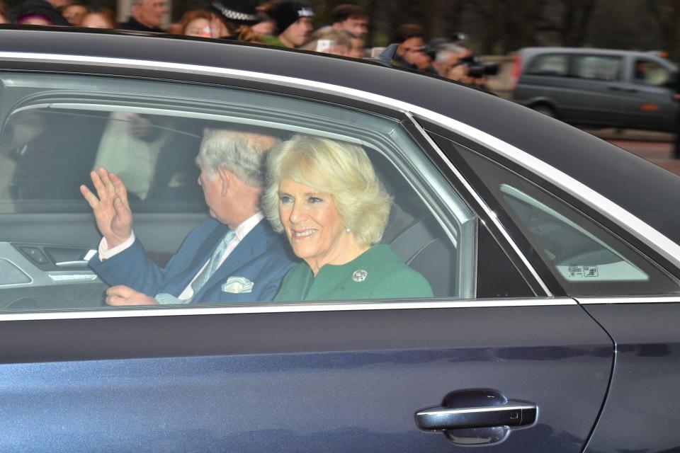  Prince Charles and Camilla have joined other royals for the Christmas lunch