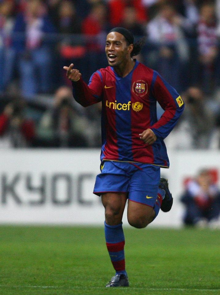  Ronaldinho was arguably the most-skilful player of his generation