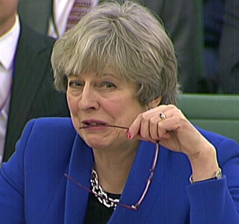  The PM said she had not 'begged' the EU for more time