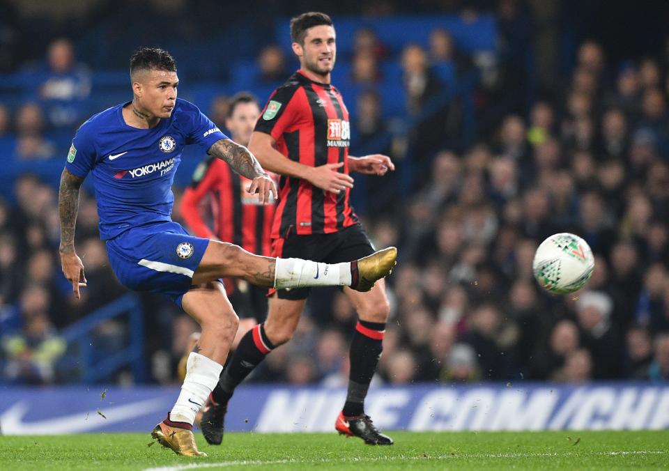  Kenedy has featured just three times this season, all coming in the Carabao Cup