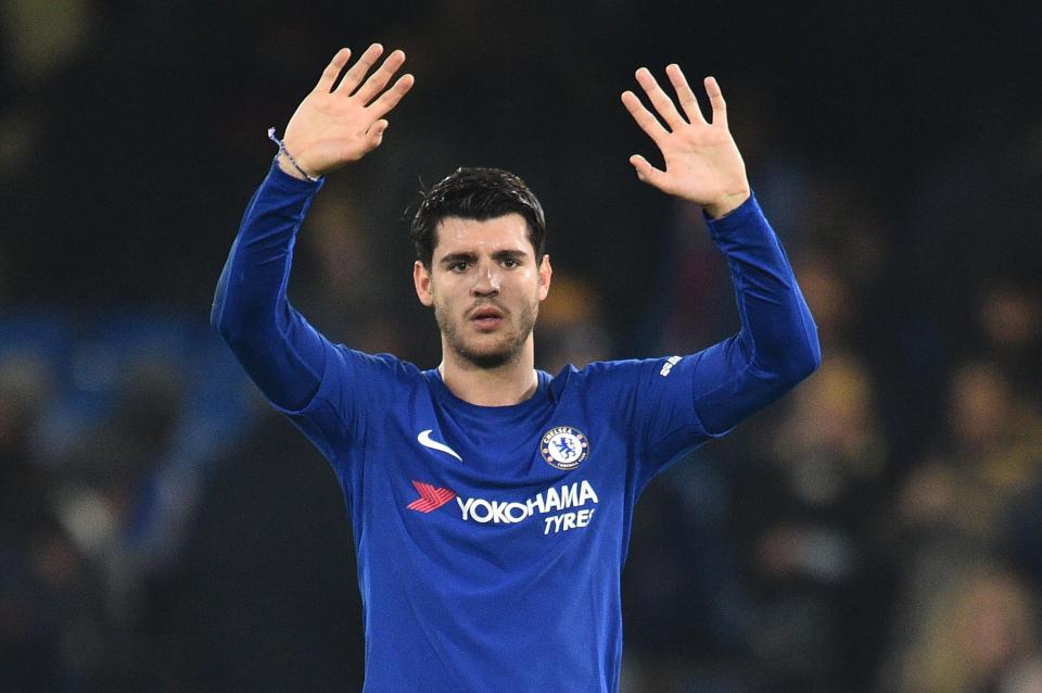  Alvaro Morata soaks up the praise after being the matchwinner for Chelsea