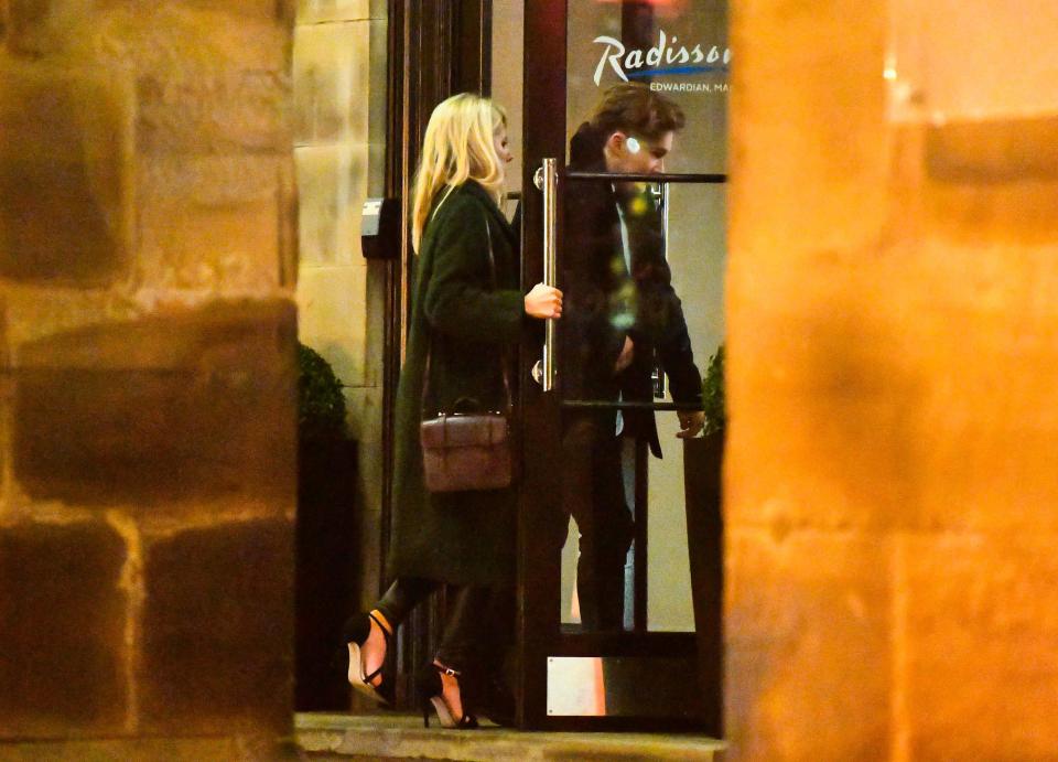  The couple were seen heading in their hotel together