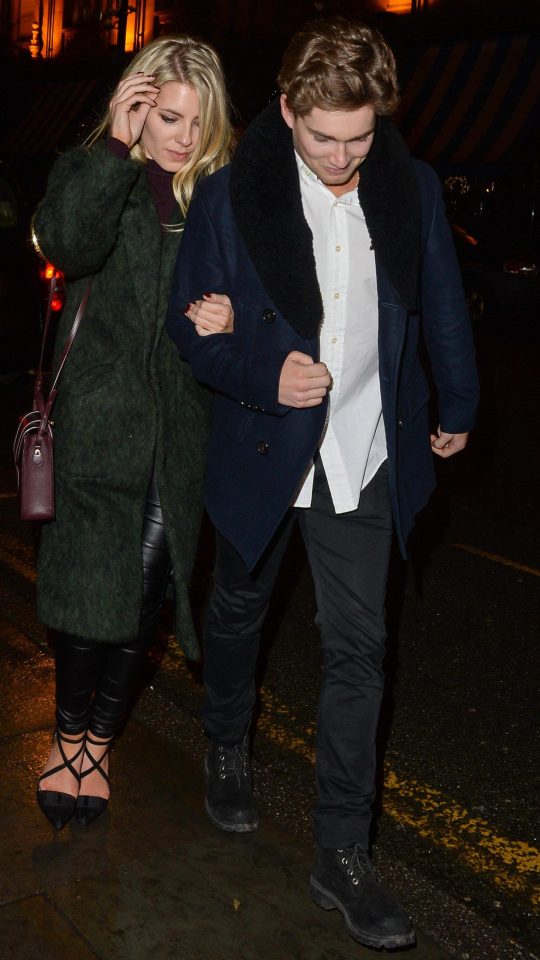  Mollie King and AJ Pritchard pictured out together