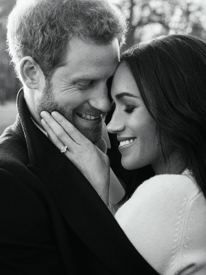  Meghan and Harry look loved up in their intimate engagement snaps