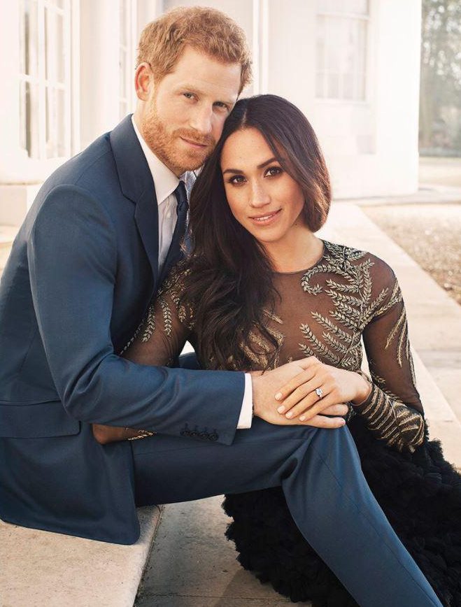  The loved-up shots were taken on the grounds of Windsor Castle