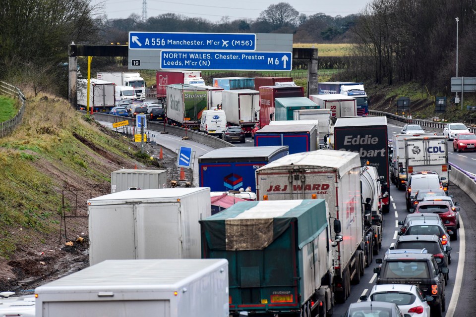 Yesterday there were delays of up to three hours on the M6