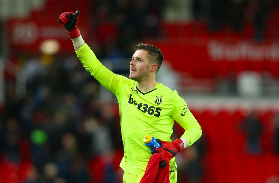  Jack Butland has reportedly given Liverpool the thumbs up