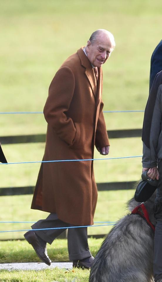  The Duke of Edinburgh, pictured at Sandringham last year, is not attending today's service