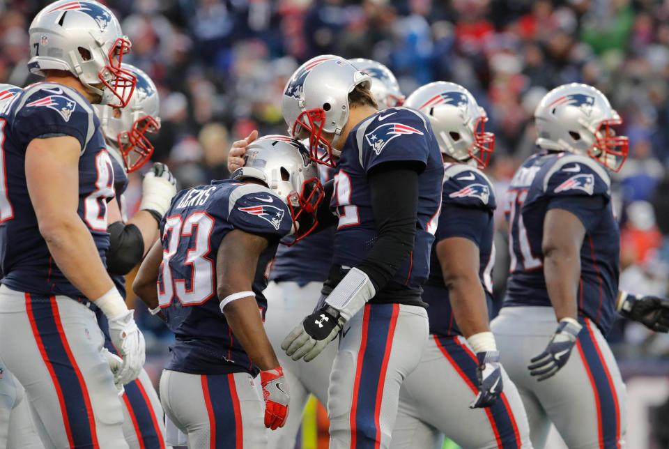  New England are one win away from securing the top seed in the AFC