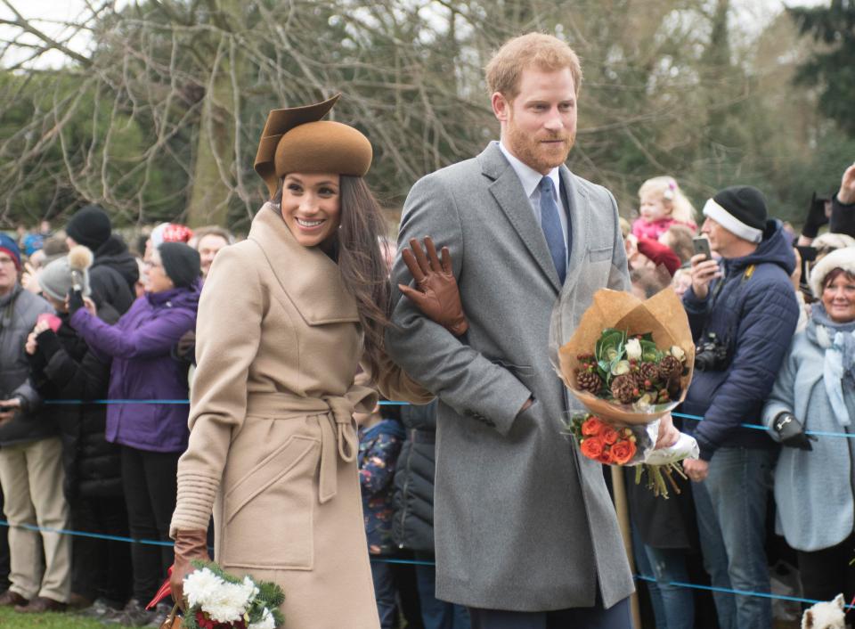  The pair also put on a loved-up display on Christmas day at Sandringham