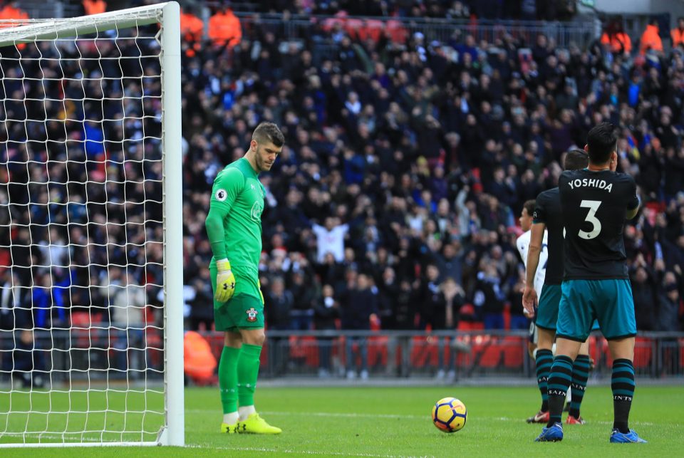  Saints slipped further into relegation trouble when they were thrashed by Tottenham