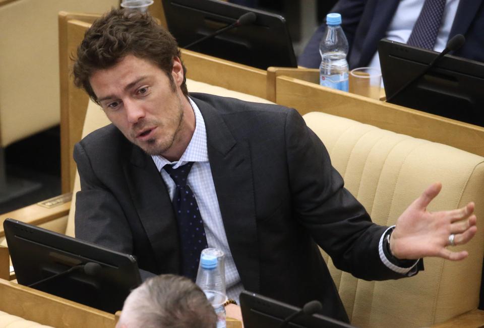  Marat Safin represents Vladimir Putin's United Russia party in State Duma