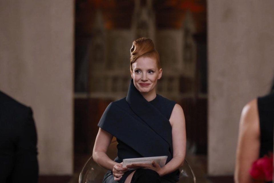  Hollywood actress Jessica Chastain also appears in the the video