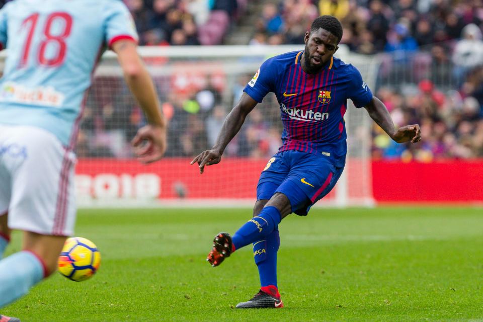  Samuel Umtiti could be on his way to the Etihad in a £50m move