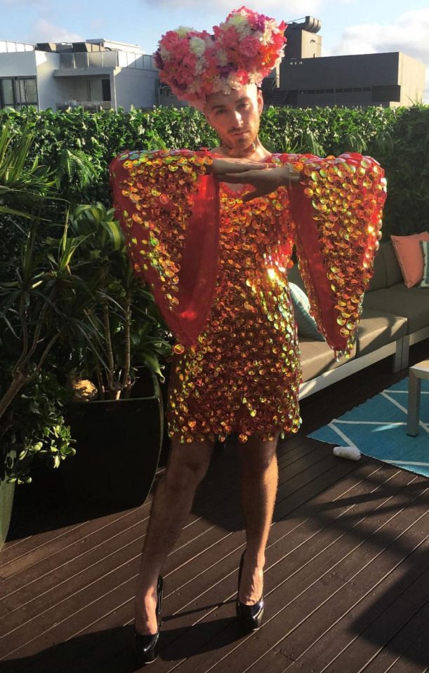  Sam Smith dressed up as Priscilla Queen Of The Desert to welcome in the New Year