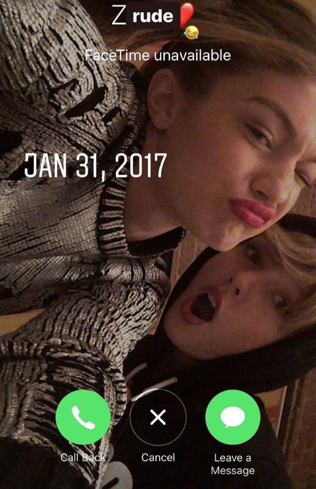  Gigi shared a shot of herself with bestie Taylor Swift