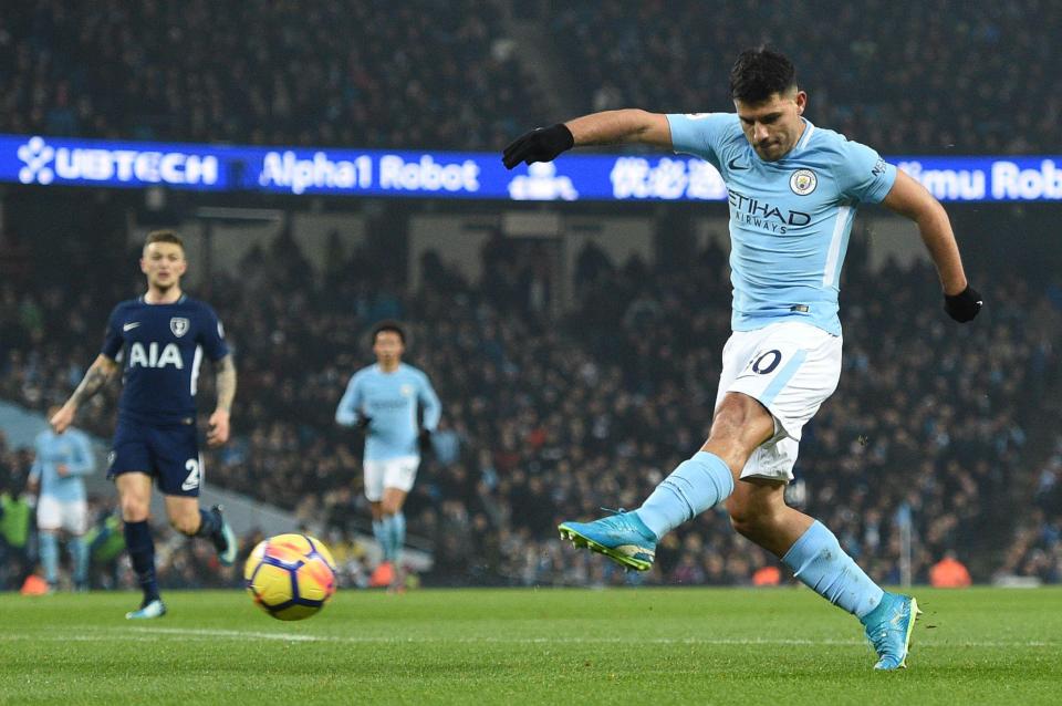  Sergio Aguero could be a decisive factor for Manchester City in the Christmas fixtures