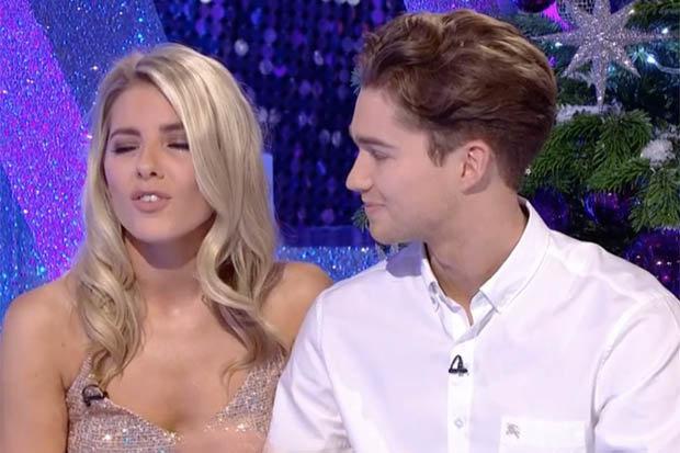  Mollie and AJ looked very cosy on the show