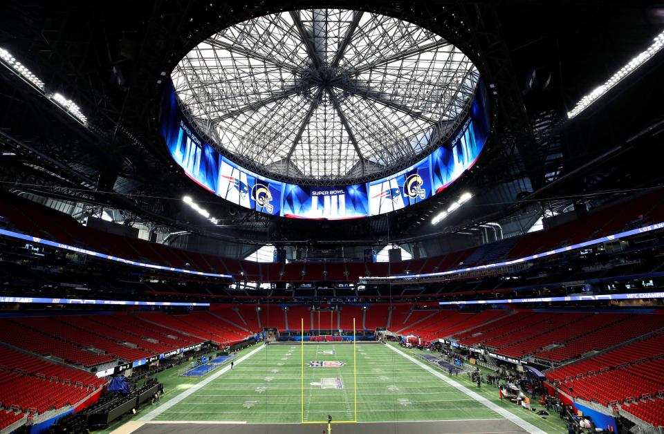  Mercedes Benz Stadium will hold 75,000 fans for the Super Bowl on Sunday night, and there could be some famous faces in the crowd