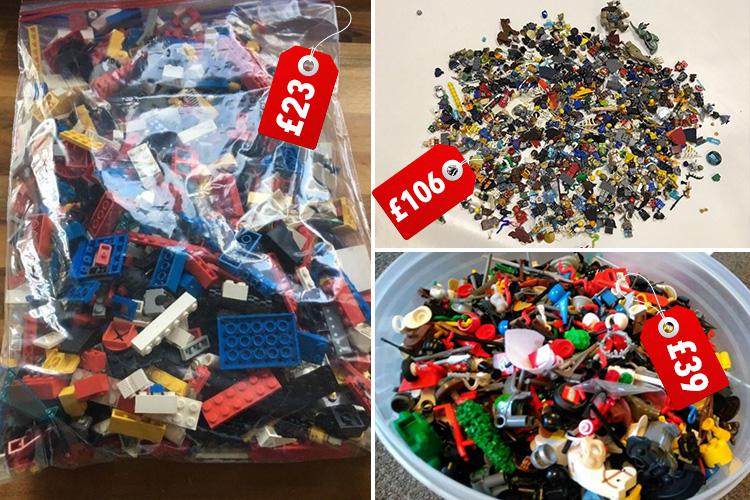  A kilogram of miscellaneous pieces of Lego can fetch up to £106 on eBay