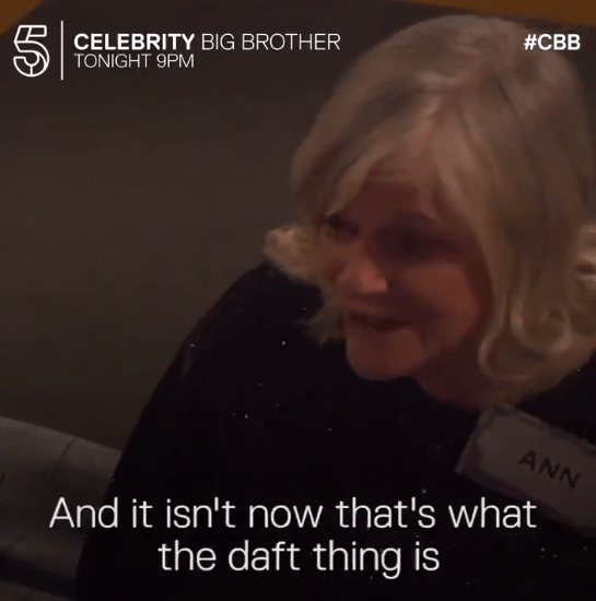  Amanda dropped the bombshell during a chat with Ann Widdecombe