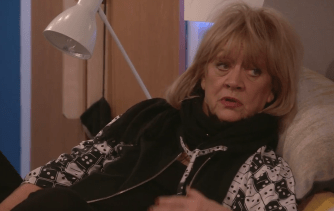  Amanda Barrie made the shock confession during a chat with housemate Rachel Johnson