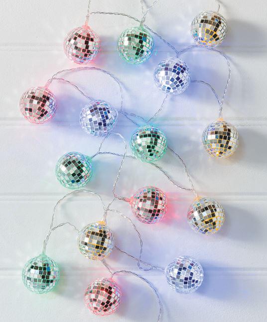  The disco ball lights are £10