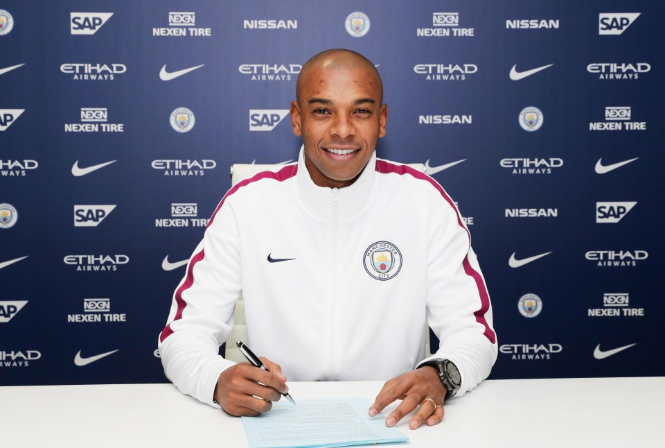 Fernandinho has penned a new two year deal with Manchester City