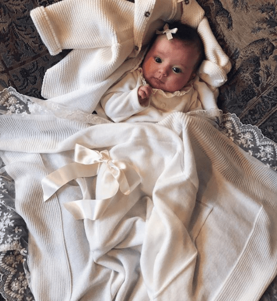  Ferne posted an adorable snap of her little girl, Sunday