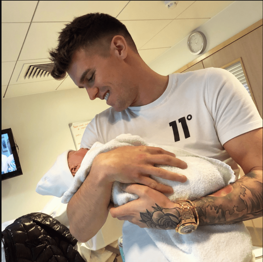  Geordie Shore's Gaz Beadle and his girlfriend Emma McVey have given birth to their first child