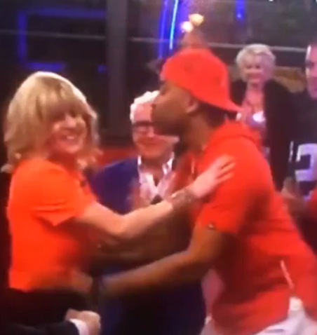 Celebrity Big Brother’s Rachel Johnson appeared to snub Ginuwine when he went in for a kiss as she was leaving the house