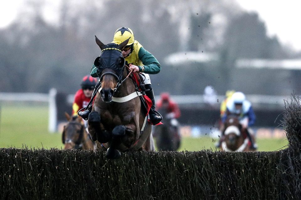  Milansbar and Bryony Frost winning the Classic Chase