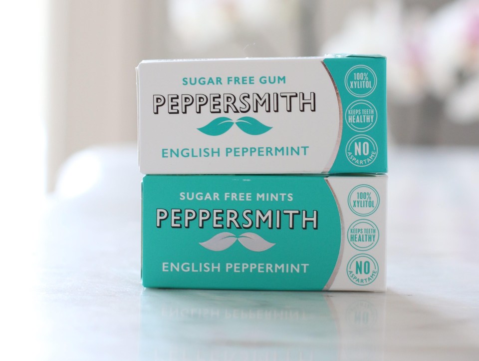 Sugar free gum helps cut down on sugar intake