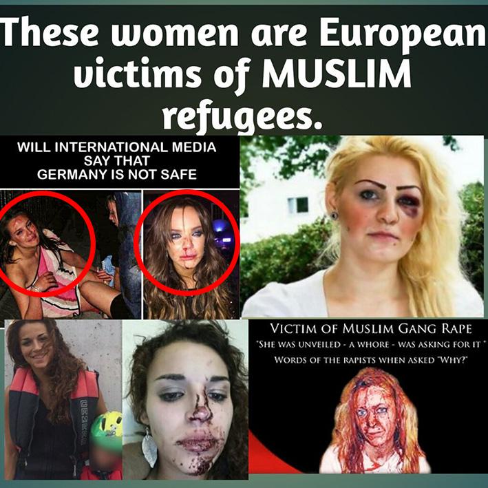 Far-right groups in America are using images of Danielle Lloyd, ringed left, and Towie’s Maria Fowler, ringed right