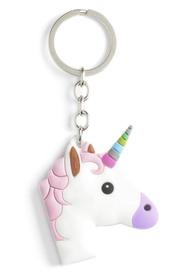 The unicorn animoji keyring is currently on sale for £25, according to its website