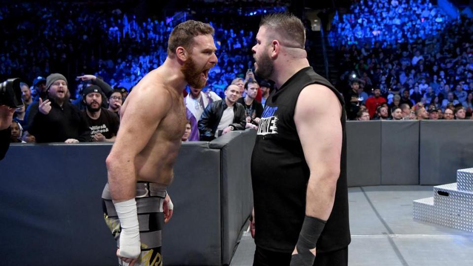  KO and Sami Zayn get in each other's faces