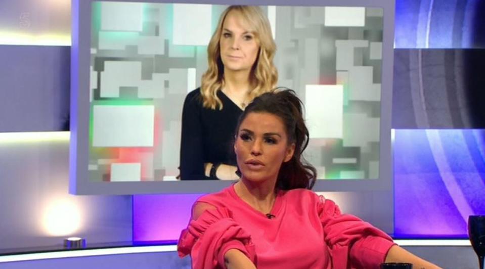  Katie Price confused Celebrity Big Brother fans on last night's Bit on the Side