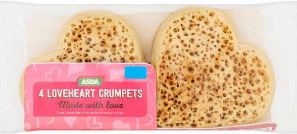  Asda's crumpets cost £1 for a pack of four