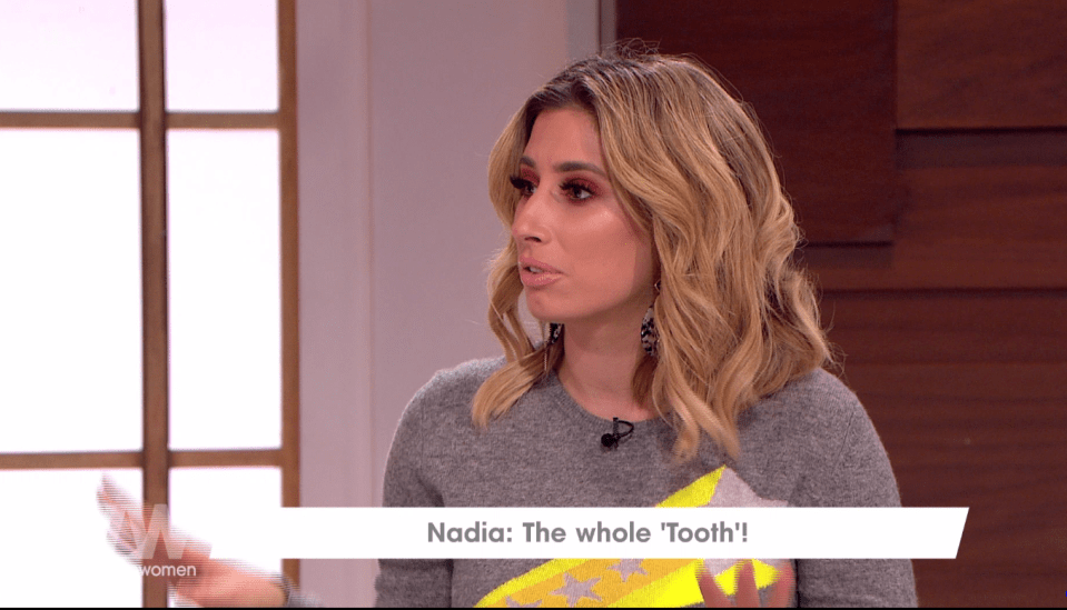  Loose Women viewers thought Stacey Solomon's veneers were falling out as they heard a weird noise during the show